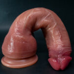 Realistic Ultra Soft Thick Medical Grade Liquid Silicone Suction Cup Male and Female Sex Toy - Image 2