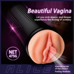 Realistic Soft Pocket Male Masturbator, Silent Manual Penis Trainer, Lifelike Vagina Texture Adult Sex Toy for Men - Image 7