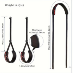 Bondage Gear Set with Hand Ankle Cuffs Leg Restraint Straps for Couples - Image 4