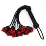 Hand Woven Rose Petal PU Leather Riding Crop Long Durable Equestrian Training Whip Horse Lover Gift - Image 4