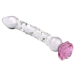 Dildo - 1pc Premium Glass Dildo, Glass Anal Plug, Glass Anal Beads for Couples, Adult Sex Toy for Men & Women - Image 4