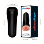 Realistic Soft Pocket Male Masturbator, Silent Manual Penis Trainer, Lifelike Vagina Texture Adult Sex Toy for Men - Image 8