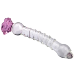 Dildo - 1pc Premium Glass Dildo, Glass Anal Plug, Glass Anal Beads for Couples, Adult Sex Toy for Men & Women - Image 5