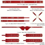 6PCS Adjustable BDSM Restraint Kit, Hand Ankle Thigh Cuffs Blindfold Cross Waist Strap Adult Couple Role Play Toy Set - Image 4