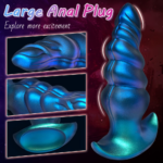 Dildo - Large Anal Toys | Huge Silicone Prostate Toy With Safe T-Shape Base, Expanding Dildo Dilator Stretchers - Image 2