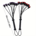 Hand Woven Rose Petal PU Leather Riding Crop Long Durable Equestrian Training Whip Horse Lover Gift - Image 2