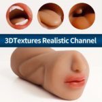 1.686Lbs Portable Male Pocket Stroker, 3-in-1 Vagina Anus Dual Channel Male Toy, Realistic Spiral Texture TPE Handheld Discreet Male Masturbator Sleeve - Image 2