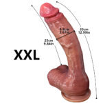 Realistic Ultra Soft Thick Medical Grade Liquid Silicone Suction Cup Male and Female Sex Toy - Image 10