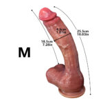 Realistic Ultra Soft Thick Medical Grade Liquid Silicone Suction Cup Male and Female Sex Toy - Image 7