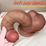 Big Flesh Lifelike Dildo, Realistic Skin Texture, Four Sizes of Dildos, Thick Liquid Silicone with Powerful Suction Cup - Adult Sex Toys for Couples, Men, Women - Image 6
