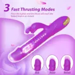 Silicone Dual-Stimulation Thrusting Massage Wand - Image 7