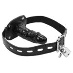 Lockable Real-Feel Dildo Mouth Gag Set