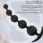4-Size Silicone Pull Anal Beads Couples Toy - Image 2