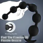 4-Size Silicone Pull Anal Beads Couples Toy - Image 3
