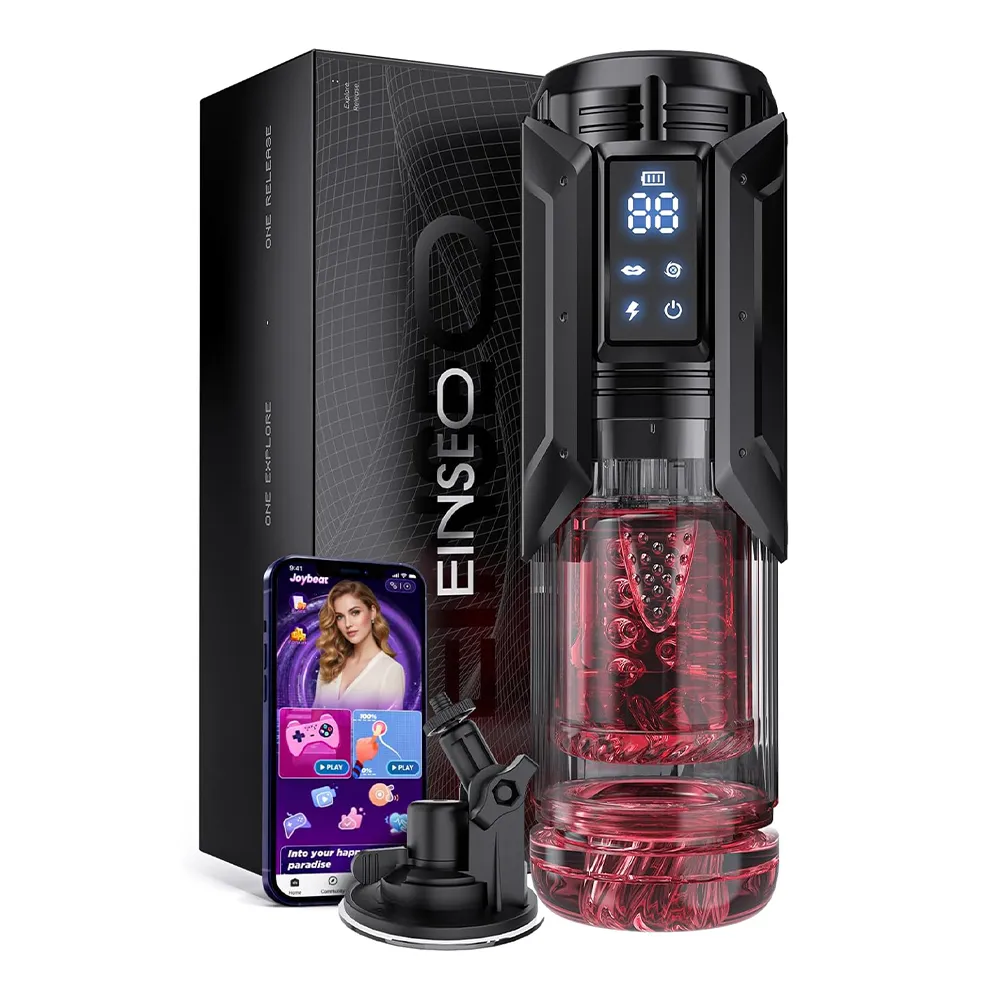 Transparent graduated manual male vacuum pump set with three interchangeable silicone suction sleeves for daily training use