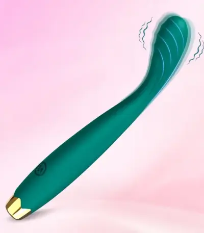 Small spiral textured silicone rechargeable personal massager for body soothing and intimate relaxation