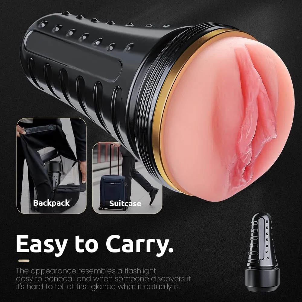 Kingdemer 7.5in Soft Pocket Pussy Toy - Image 3