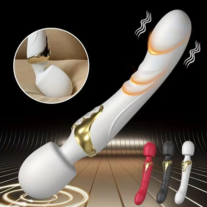 Soft medical grade silicone dual motor vibrator with flat contact tip for intimate massage and couple play