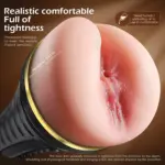 7.5in Deep Soft Textured Anal Male Masturbator Pocket Pussy - Image 2