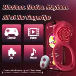 App Remote Rose Wearable Vibrator for Couples - Image 7