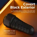 7.5in Deep Soft Textured Anal Male Masturbator Pocket Pussy - Image 6