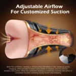 7.5in Deep Soft Textured Anal Male Masturbator Pocket Pussy - Image 5