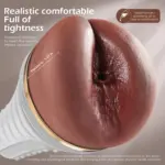 7.5in Deep Soft Textured Anal Male Masturbator Pocket Pussy - Image 9