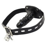 Lockable Real-Feel Dildo Mouth Gag Set - Image 2
