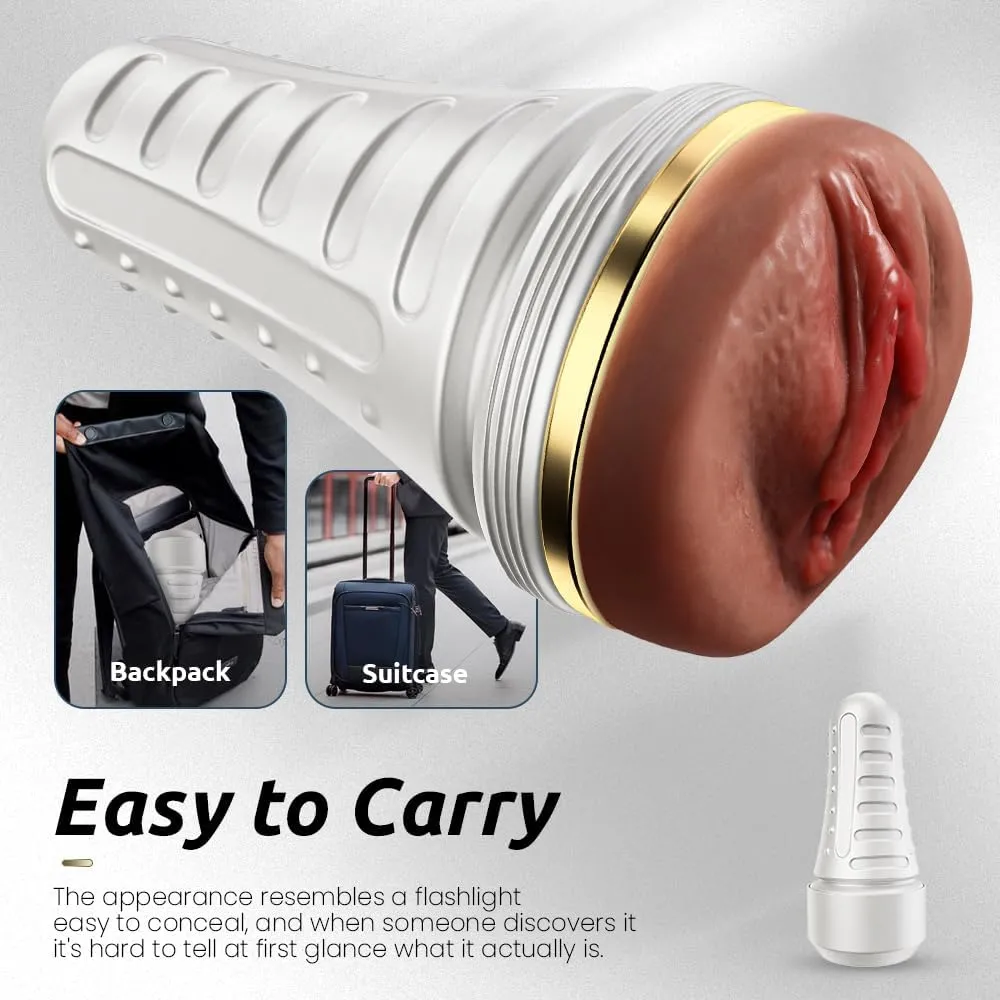 Kingdemer 7.5in Soft Pocket Pussy Toy - Image 19