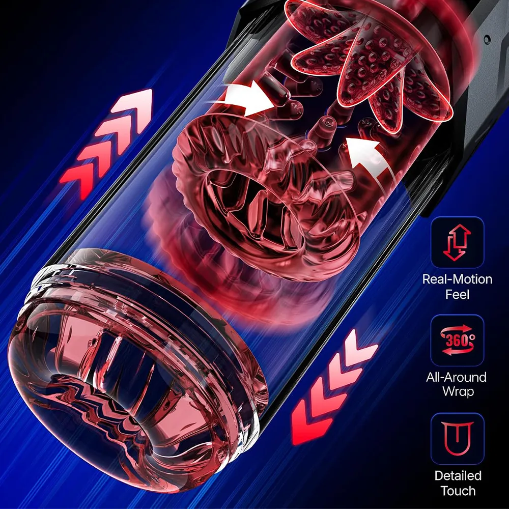 AI Sync 7 Modes Waterproof Male Stroker - Image 12