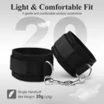 Couples BDSM Restraints Wrist & Thigh Cuffs - Image 4