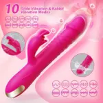 Silicone Dual-Stimulation Thrusting Massage Wand - Image 5