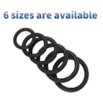 Multi-Size Silicone Delay Cock Rings 6 Pieces Set - Image 2