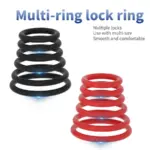 Multi-Size Silicone Delay Cock Rings 6 Pieces Set - Image 4