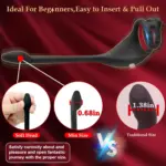 Dual Vibe Ring Prostate Massager with Remote - Image 7