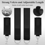 Couples BDSM Restraints Wrist & Thigh Cuffs - Image 3