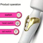 Dual Motor Flat Tip Vibrator for Women & Couples - Image 2