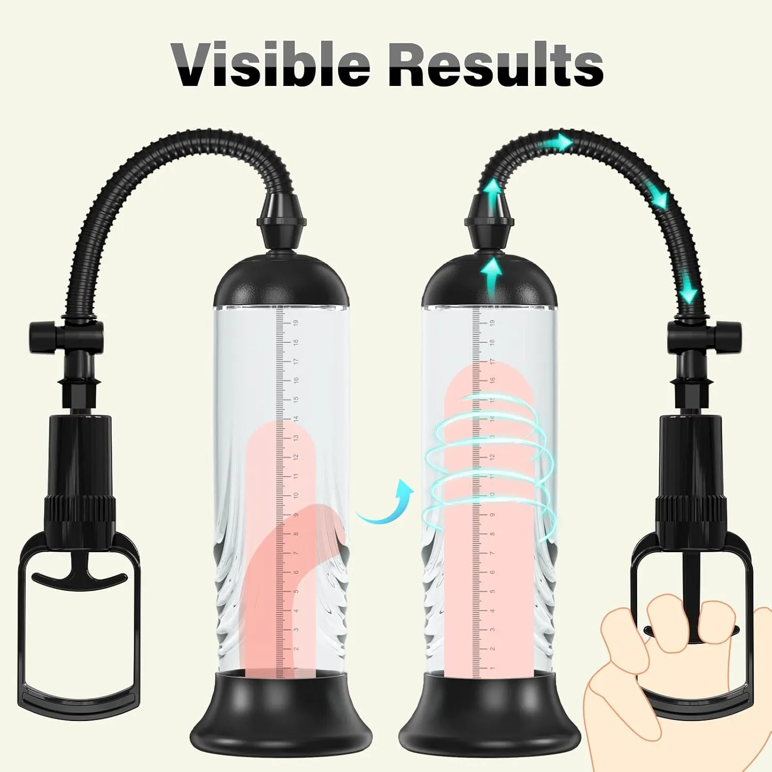 Male Vacuum Pump, 3 Replaceable Sleeves - Image 6