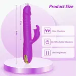 Silicone Dual-Stimulation Thrusting Massage Wand - Image 4