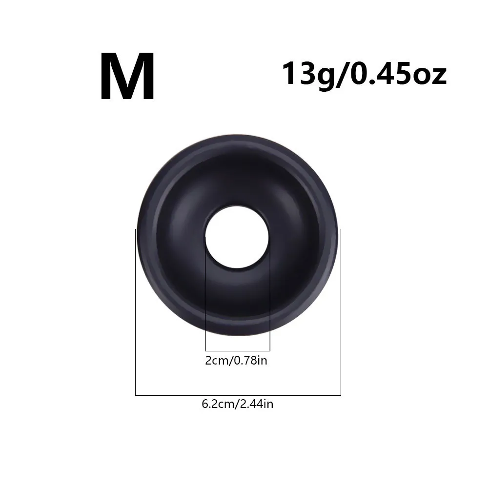 M/L/XL Thick Silicone Cock Ring 3 Pack - Image 6