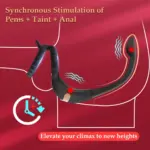 Dual Vibe Ring Prostate Massager with Remote - Image 4
