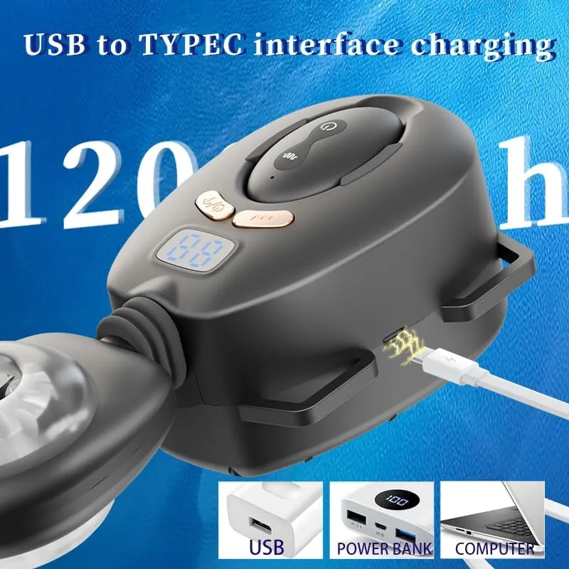 LCD Wearable Male Stroker with Adjustable Belts - Image 2
