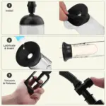 Male Vacuum Pump, 3 Replaceable Sleeves - Image 3