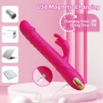 Silicone Dual-Stimulation Thrusting Massage Wand - Image 3